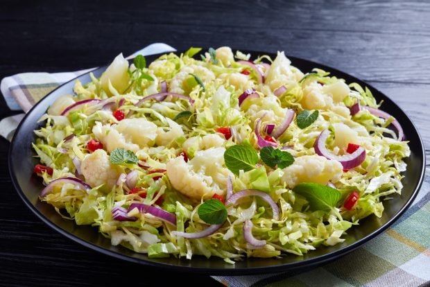 Cabbage salad with mint – a simple and delicious recipe, how to cook step by step