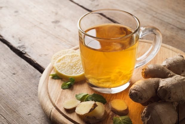 Ginger tea with lemon and mint is a simple and delicious recipe, how to cook step by step