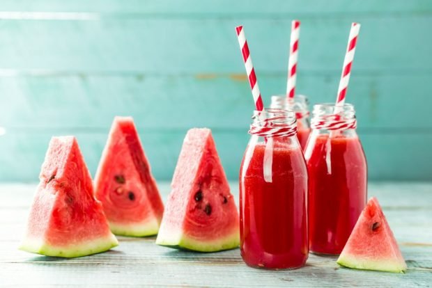 Watermelon smoothie – a simple and delicious recipe, how to cook step by step