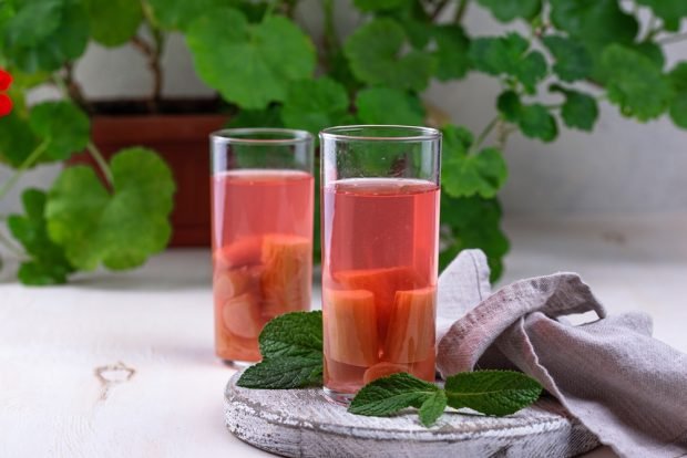 Fruit compote with rhubarb – a simple and delicious recipe, how to cook step by step