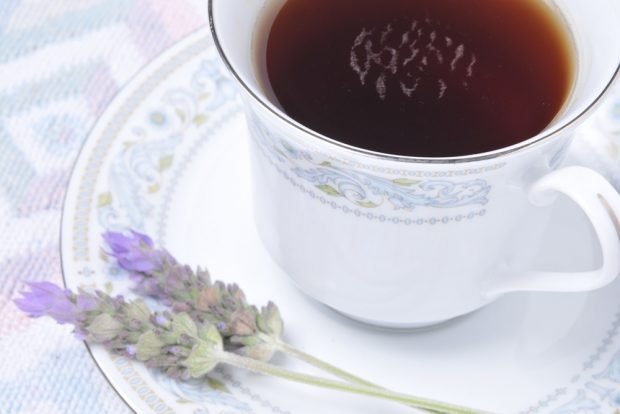 Lavender tea is a simple and delicious recipe how to cook step by step