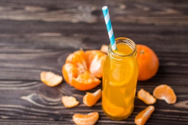 Tangerine juice at home – a simple and delicious recipe, how to cook step by step