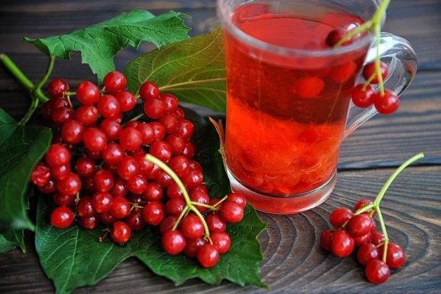 Viburnum juice at home is a simple and delicious recipe for how to cook step by step