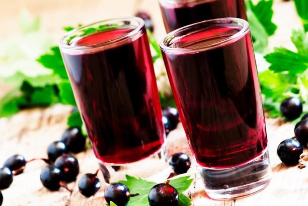 Black currant juice – a simple and delicious recipe, how to cook step by step