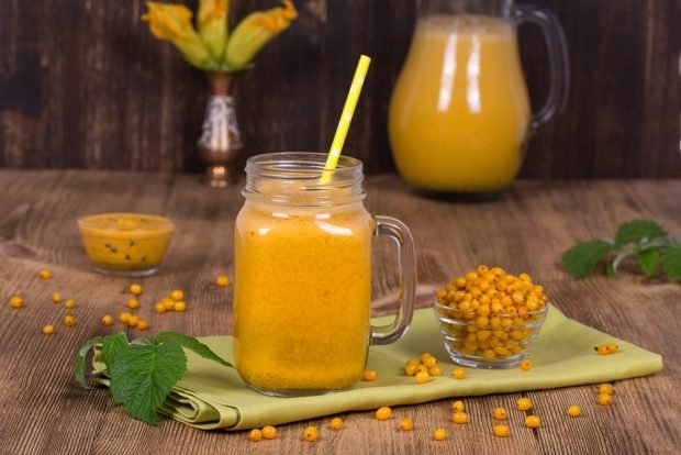 Smoothies with sea buckthorn in a blender – a simple and delicious recipe, how to cook step by step