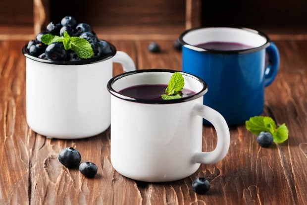 Blueberry jelly with starch is a simple and delicious recipe, how to cook step by step