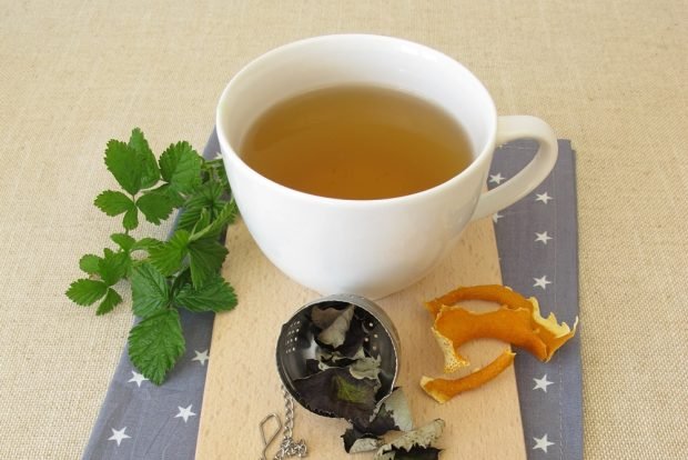 Orange peel tea is a simple and delicious recipe for cooking step by step