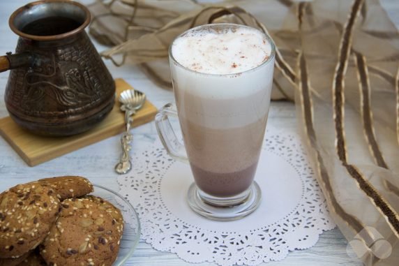 Vanilla moccachino: photo of recipe preparation, step 4