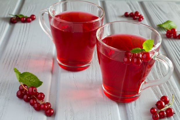 Quick red currant compote – a simple and delicious recipe, how to cook step by step