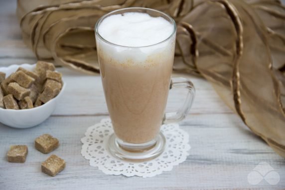 Pumpkin latte: photo of recipe preparation, step 5 Pumpkin latte: photo of recipe preparation, step 5