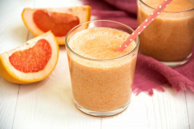 Pumpkin smoothie with grapefruit Pumpkin smoothie with grapefruit