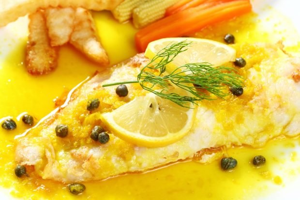 Lemon sauce for fish 