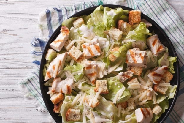 Caesar salad with Peking cabbage – a simple and delicious recipe, how to cook step by step