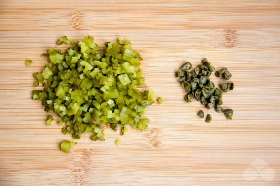 Tartar sauce: photo of recipe preparation, step 1