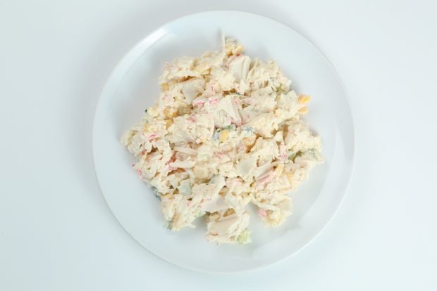 White crab salad is a simple and delicious recipe, how to cook step by step