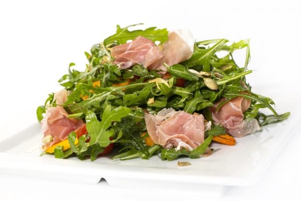 Salad with ham and pumpkin – a simple and delicious recipe, how to cook step by step