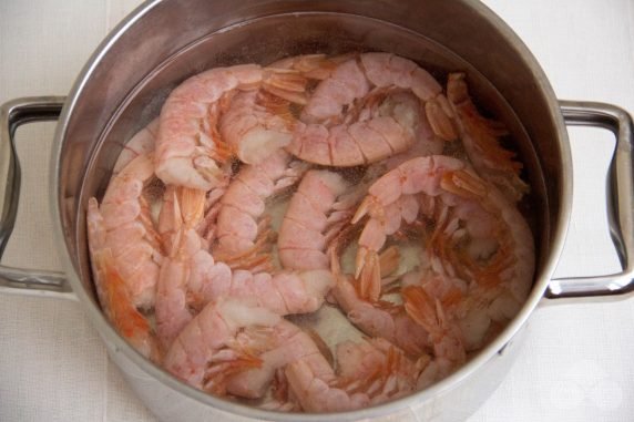 Shrimp broth: photo of recipe preparation, step 2