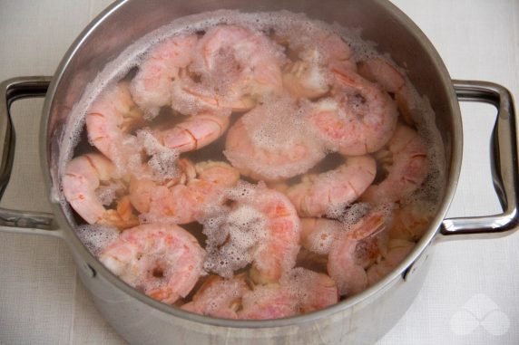 Shrimp broth: photo of recipe preparation, step 3