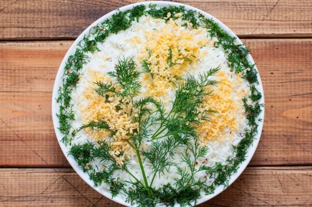 Mimosa salad with rice – a simple and delicious recipe, how to cook step by step