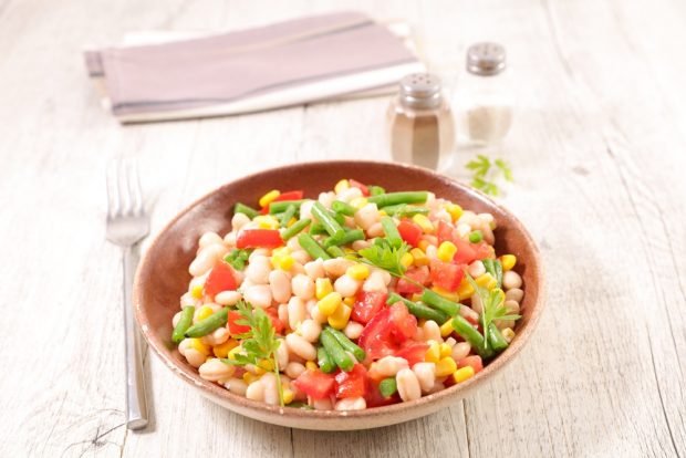 Salad with beans and corn – a simple and delicious recipe, how to cook step by step