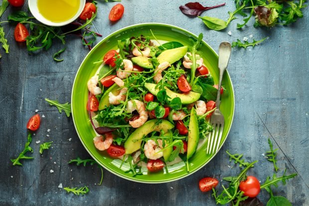 Classic salad with shrimp and avocado – a simple and delicious recipe, how to cook step by step