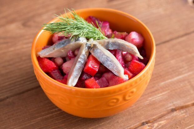 Vinaigrette with herring