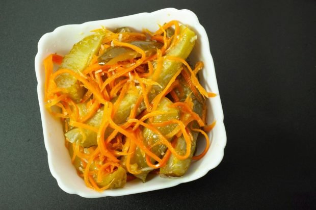 Korean carrots with pickled cucumbers – a simple and delicious recipe, how to cook step by step