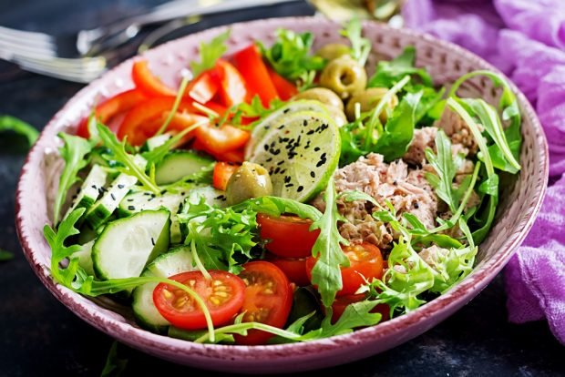 Salad with tuna, lime and Dijon mustard – a simple and delicious recipe, how to cook step by step