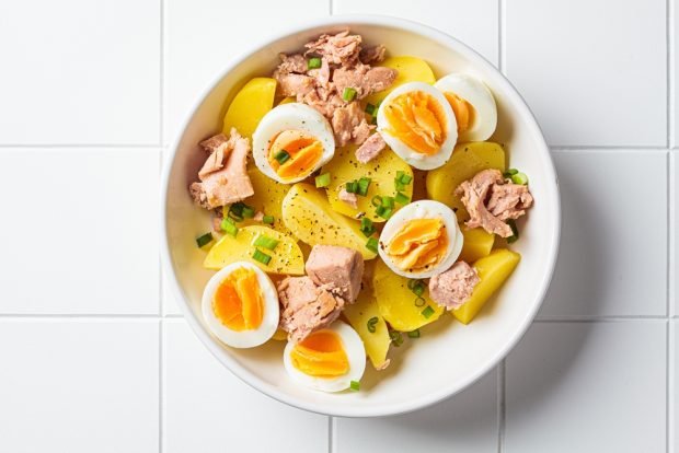 Salad with potatoes and tuna – a simple and delicious recipe, how to cook step by step