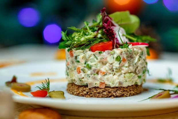 French Olivier salad recipe – a simple and delicious recipe, how to cook step by step