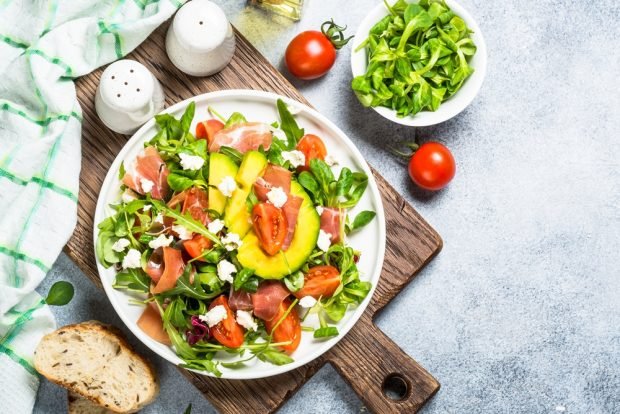 Salad with ham and avocado – a simple and delicious recipe, how to cook step by step