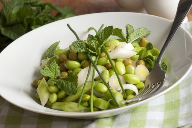 Salad with green beans and mint – a simple and delicious recipe, how to cook step by step