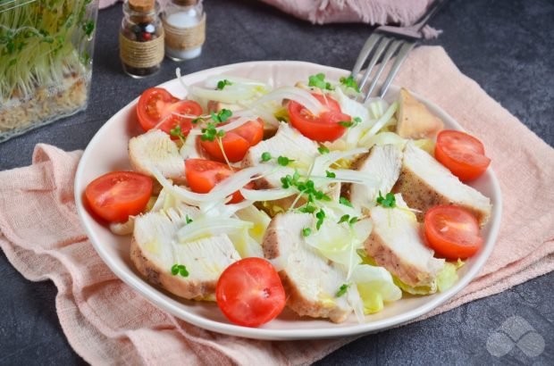 Caesar salad with cherry tomatoes – a simple and delicious recipe with photos (step by step)