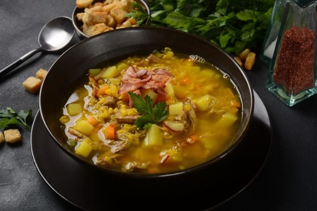 Pea soup with sauerkraut and bacon – a simple and delicious recipe, how to cook step by step