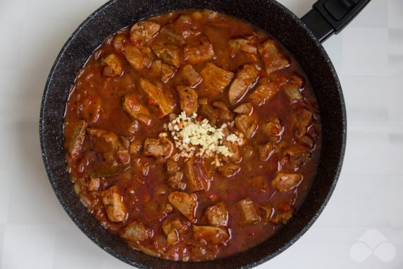 Turkey Chahohbili: photo of recipe preparation, step 7