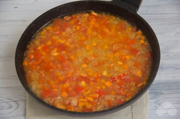 Bulgur with vegetables: photo of recipe preparation, step 5