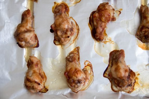 Wings with barbecue sauce in the oven: photo of recipe preparation, step 5