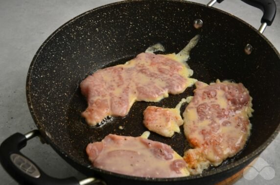 Chicken leg chops: photo of recipe preparation, step 6