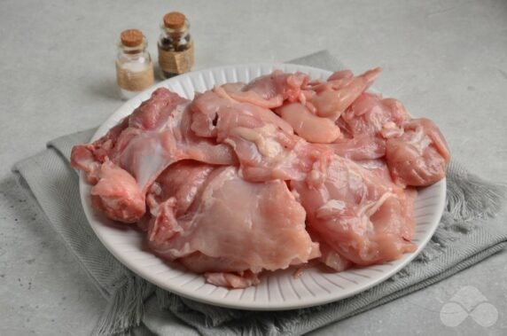 Chicken leg chops: photo of recipe preparation, step 1