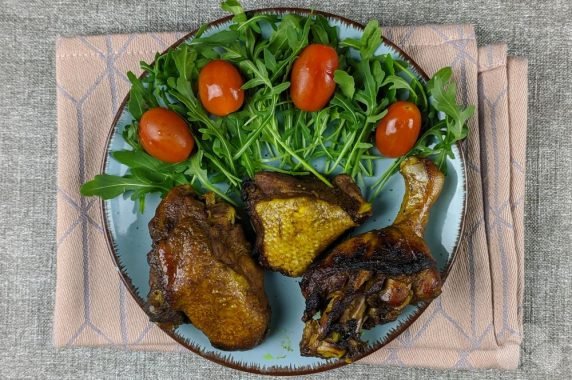 Duck slices baked in the oven: photo of recipe preparation, step 9