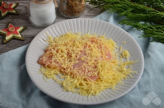 Chicken chops with cheese and sesame: photo of recipe preparation, step 4