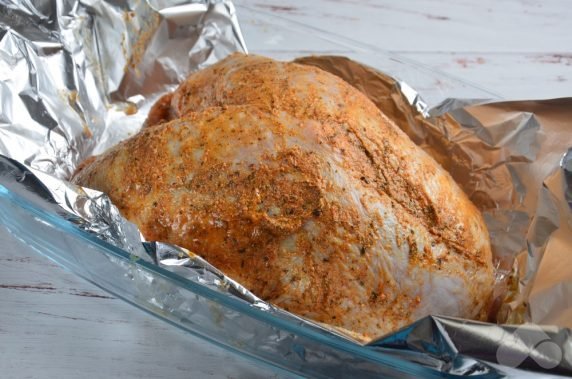 Baked turkey breast : photo of recipe preparation, step 5