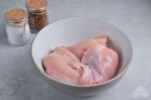 Chicken with rice in the oven: photo of recipe preparation, step 1