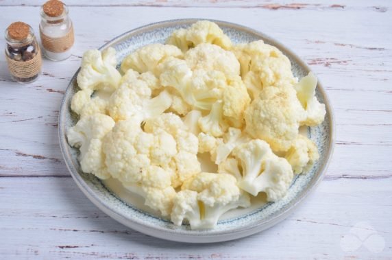 Lean stew with cauliflower: photo of recipe preparation, step 1