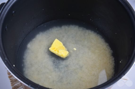 Crumbly rice in a slow cooker: photo of recipe preparation, step 3