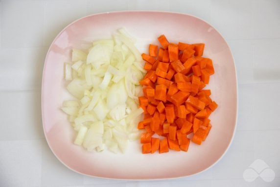 Chicken heart goulash : photo of recipe preparation, step 4