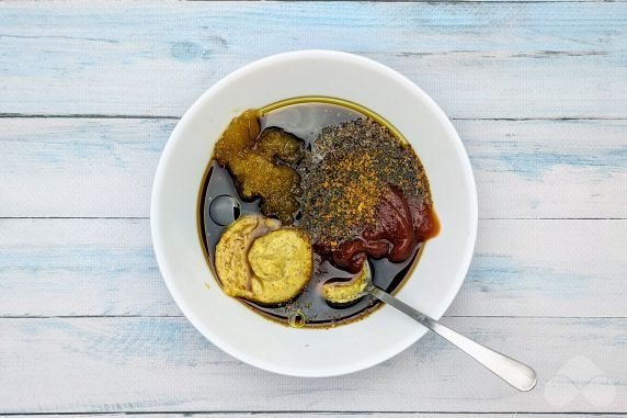 Pork ribs in the oven with soy sauce: photo of recipe preparation, step 2