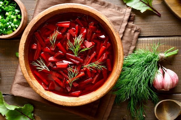 Lean Ukrainian borscht – a simple and delicious recipe, how to cook step by step