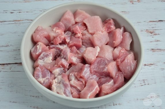 Buckwheat with pork in a slow cooker: photo of recipe preparation, step 1