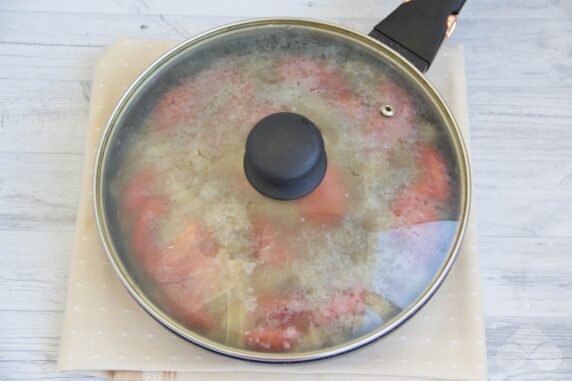 Eggplant and tomato stew: photo of recipe preparation, step 6